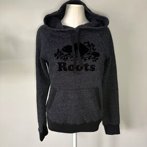 Roots Oversized Kanga Hoodie XS | Relaxed Fit Pullover Sweatshirt Cozy Lounge